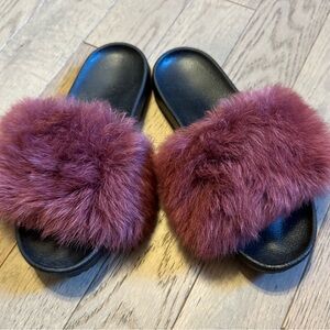 UGG Fur Slipper Slides